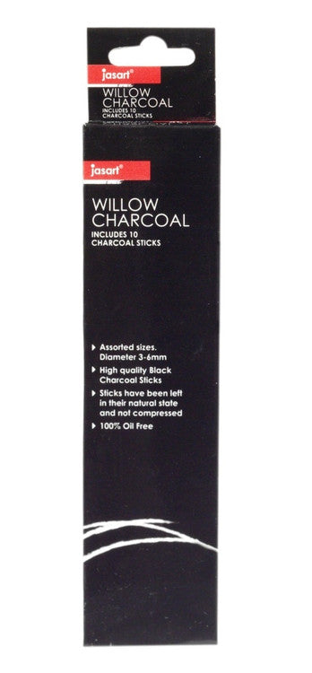 Jasart Willow Charcoal Sticks Box of 10
