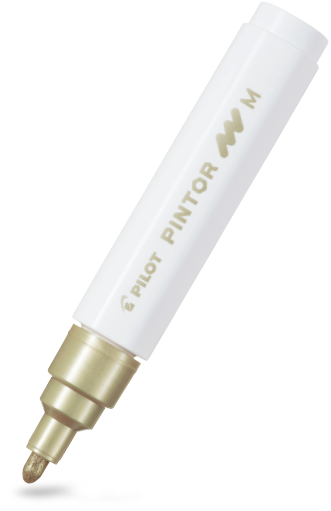 Pilot Pintor Paint Marker Medium Tip Gold