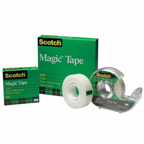 Scotch 810 Magic Tape with Dispenser 19mm x 33m