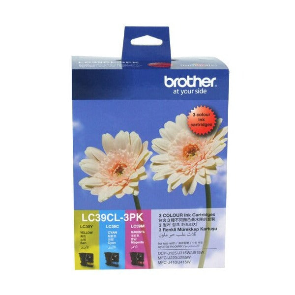 Brother Original Ink Cartridge LC39CL3PK 780 Pages Triple Pack