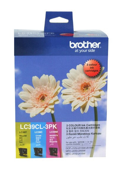 Brother Original Ink Cartridge LC39CL3PK 780 Pages Triple Pack