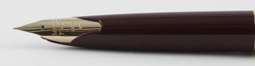 Pilot E95S Fountain Pen Deep Red 14K Gold Fine Nib