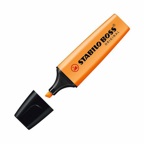 Stabilo Boss Original Chisel Tip Highlighter Box of 10 Orange