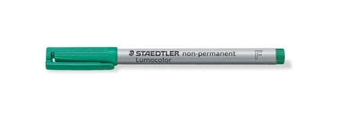 Staedtler Lumocolor Non-Permanent Pen Fine Green Box 10 316-5