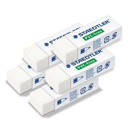 Staedtler PVC-Free Eraser Medium 43 x 19 x 13mm Box 30 525 B30