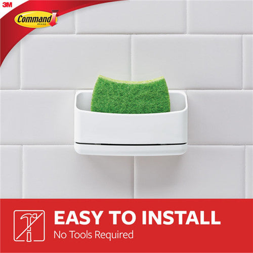 Command Under Sink Sponge Caddy White