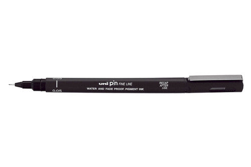 Uni Pin Fineliner 0.05mm 3 Piece Wallet