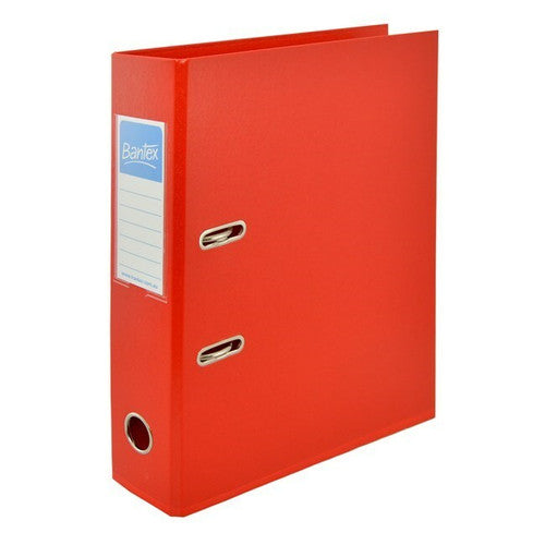 Bantex A4 Lever Arch File 70mm Red Box of 10