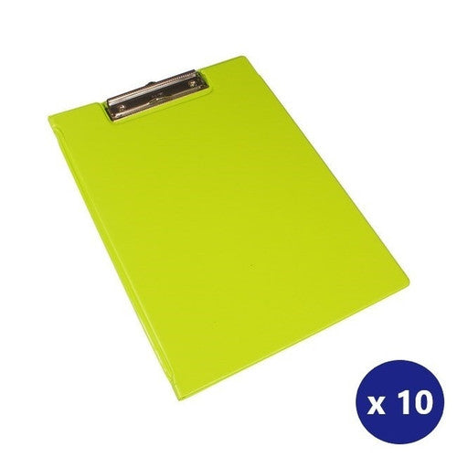 Bantex A4 Clipfolder Fruits PVC Lime Box of 10