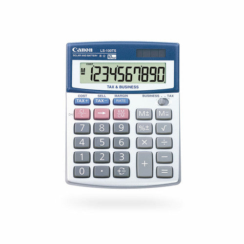 Canon LS100TS Desktop Calculator Dual Power 10 Digit