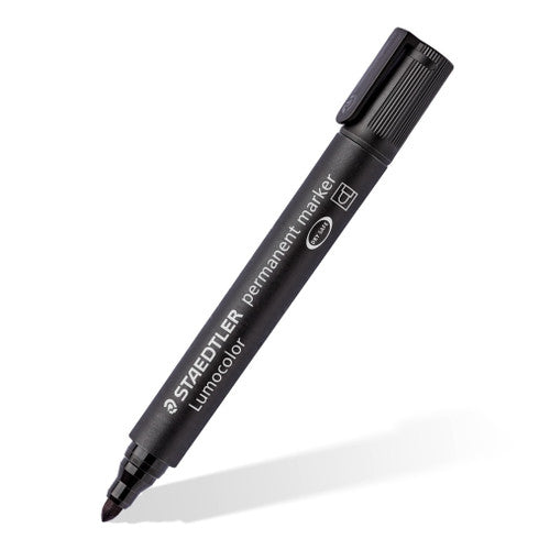 Staedtler Permanent Black Bullet Tip Lumocolor Marker 352-9
