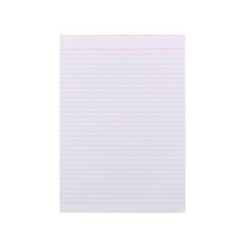 Quill Bank Pad Ruled 60gsm A4 100 Leaf White Box of 10