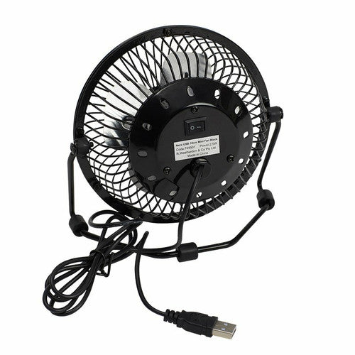 Nero USB Mini Fan 10cm Black