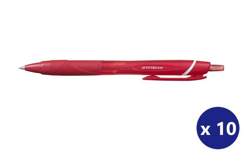 Uni Jetstream Colour Rollerball Pen 0.7mm Red Box of 10