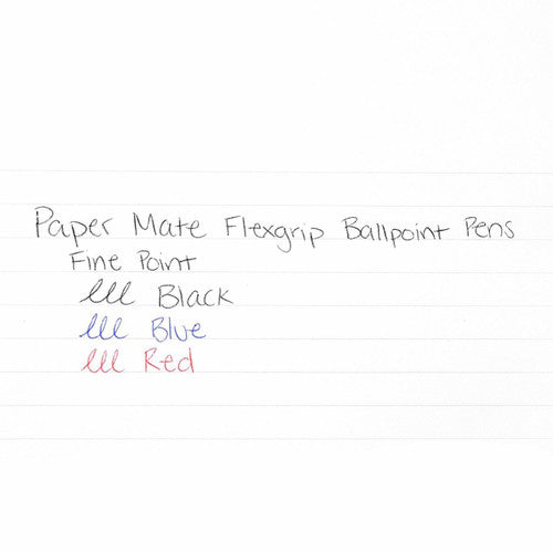 Papermate Flexgrip Ultra Retractable Ballpoint Pen Fine 0.8mm Black Box of 12