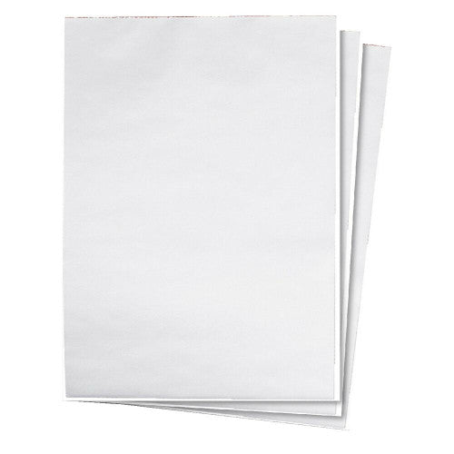 Olympic Office Pad A5 Bank 100 Leaf Plain White Pack of 10