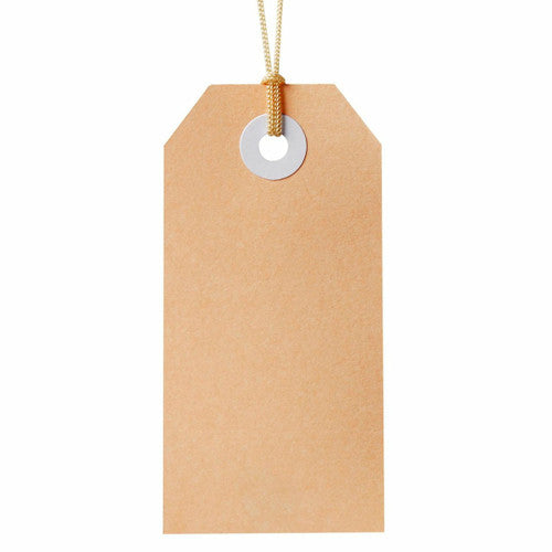 Avery Tag-It with String Size 3 Pastel Peach Pack 24