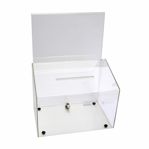 Deflecto Clear Ballot Box A5 Landscape