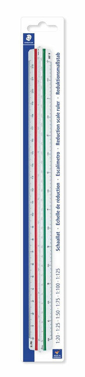 Staedtler 561 98-1BK Mars Triangular Reduction Scale Ruler Version 1