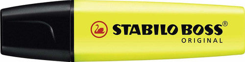 Stabilo Boss Original Chisel Tip Highlighter Box of 10 Yellow