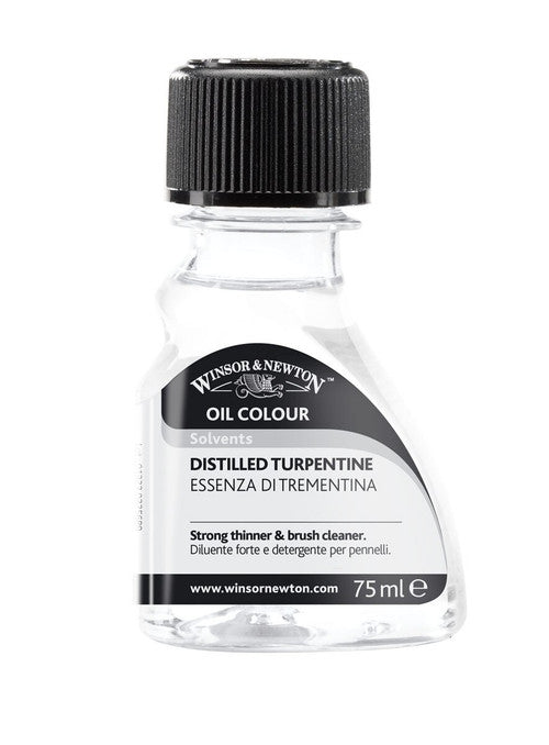 WINSOR & NEWTON ENGLISH DISTILLED TURPENTINE 75ML