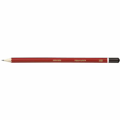 Columbia Copperplate Lead Pencils Hexagonal HB Pack 2