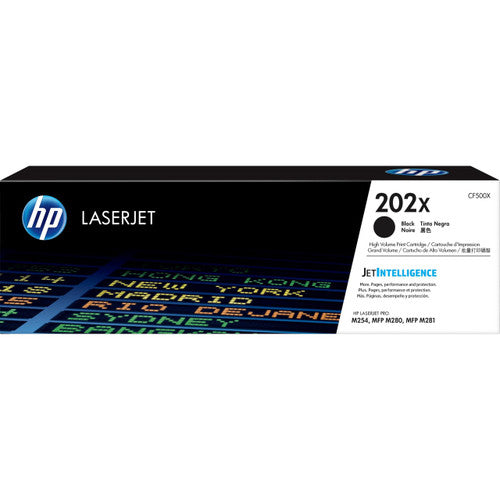 HP 202X High Yield Original LaserJet Toner Cartridge Black 3200 Pages