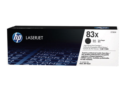 HP 83X High Yield Original LaserJet Toner Cartridge Black 2200 Pages
