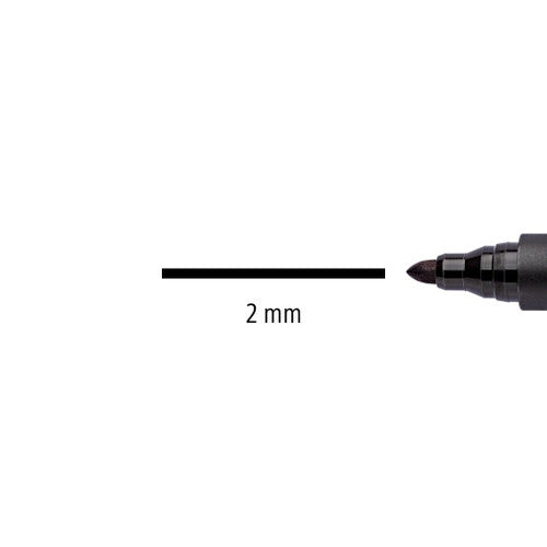 Staedtler Permanent Black Bullet Tip Lumocolor Marker 352-9