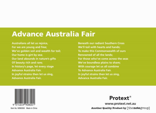 Protext Student Notebook 32 Page 12mm Double Ruled with Guide Khaki Pack of 20