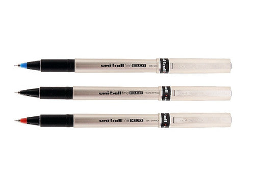 Uni-Ball Deluxe Rollerball Pen 0.7mm Blue Box of 12