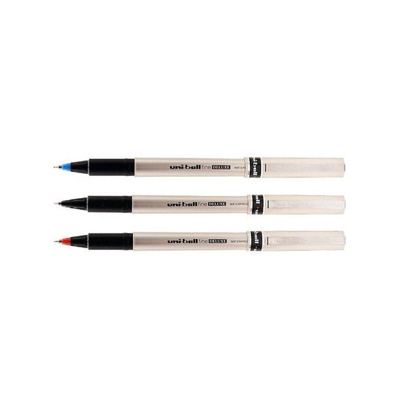Uni-Ball Deluxe Rollerball Pen 0.7mm Blue Box of 12