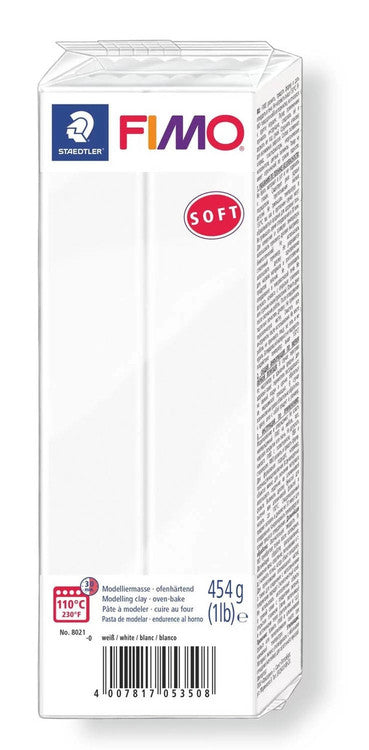 Fimo Soft Large Block White