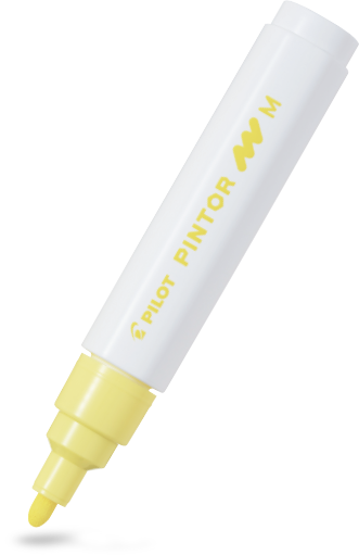 Pilot Pintor Paint Marker Medium Tip Pastel Yellow