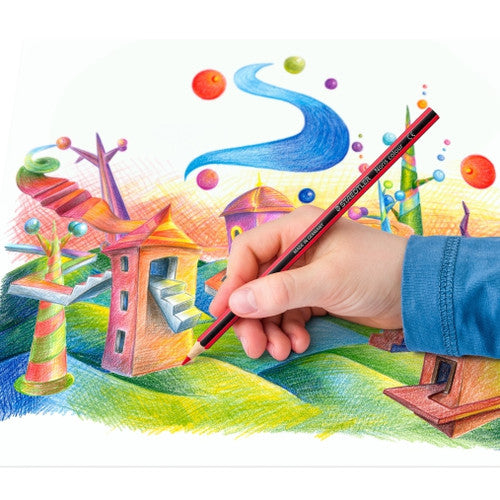 Staedtler 185 C18 Noris Colour Box of 18 Assorted Coloured Pencils