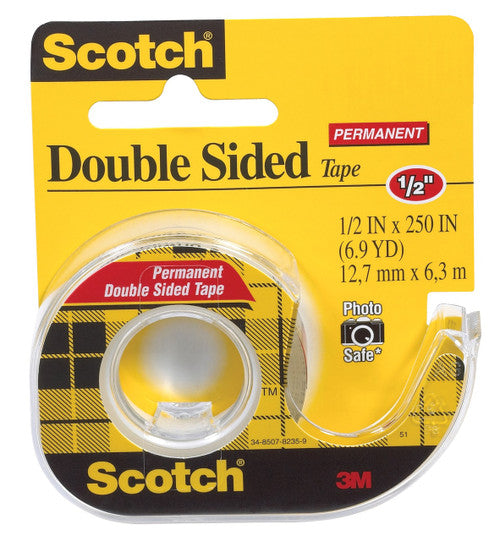 Scotch 137 Double Sided Tape with Dispenser 12.7 x 11.4m