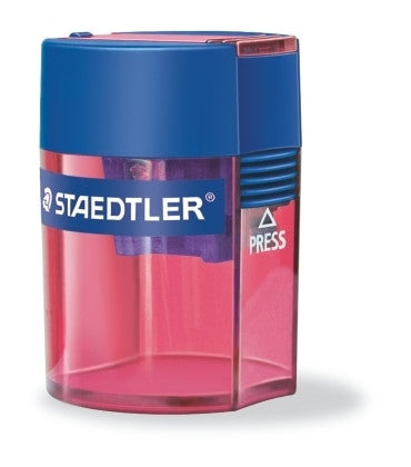 Staedtler Single Hole Tub Sharpener with Plastic Insert for Standard Pencils 511 006