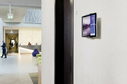 Tablet Holder Wall Mount Fits 7 to 13 Inch Silver