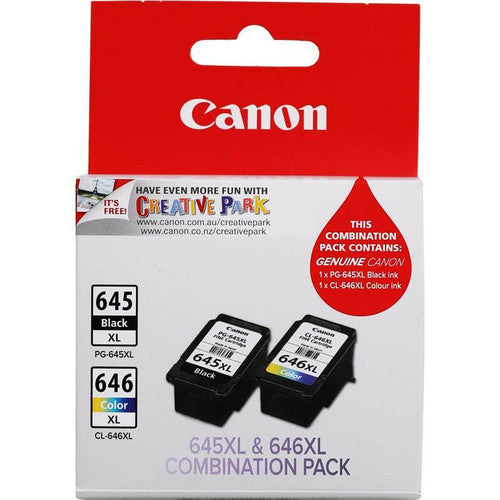 Canon PG645XLCL646XLCP High Yield Ink Cartridge Twin Pack Black & Colour