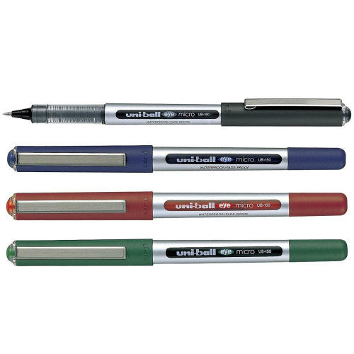 Uni-Ball Eye UB-150 Liquid Ink Rollerball Pen 0.5mm Blue Box of 12