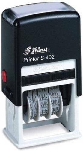 Staedtler Shiny Self-Inking Date Stamp with Message Received 9S402