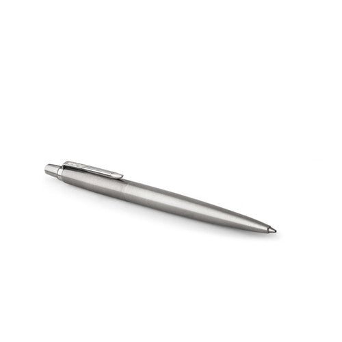 Parker Jotter Ballpoint Pen Stainless Steel Chrome Trim Medium Tip