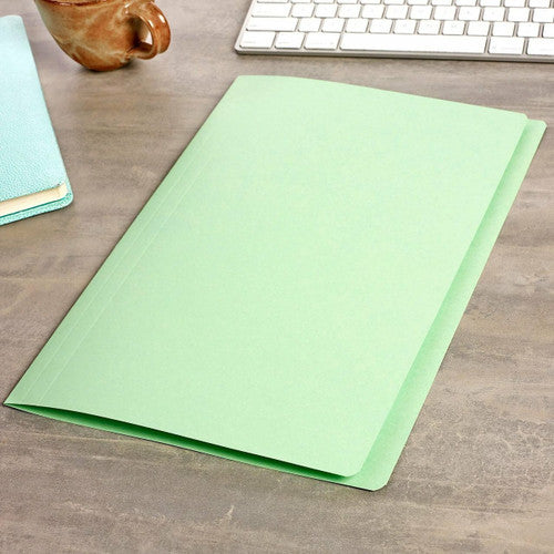 Avery Coloured Manilla Folder File Foolscap Box 100 Light Green