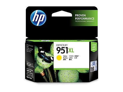 HP 951XL High Yield Original Ink Cartridge Yellow 1500 Pages