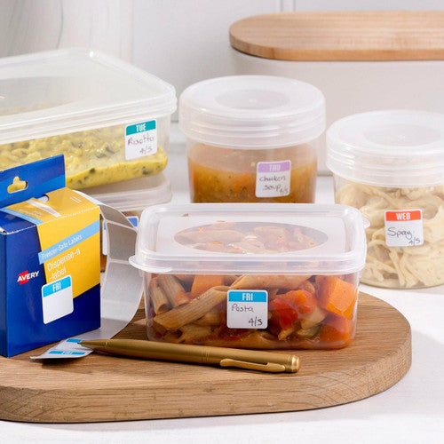 Avery Thursday Freezer Safe Dispenser Day Food Label 24 x 24mm 100 Pack