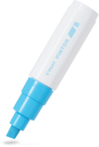Pilot Pintor Paint Marker Broad Chisel Tip Pastel Blue