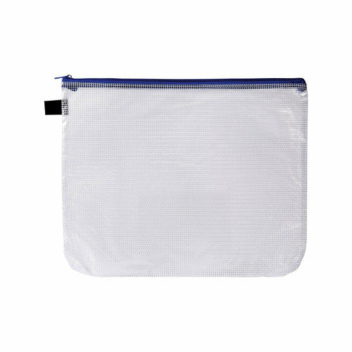 Avery Blue Handy Pouch A4 Zip Closure