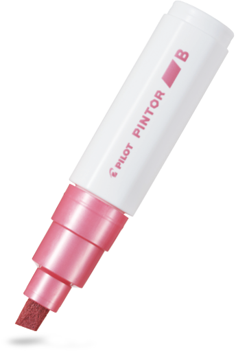 Pilot Pintor Paint Marker Broad Chisel Tip Metallic Pink