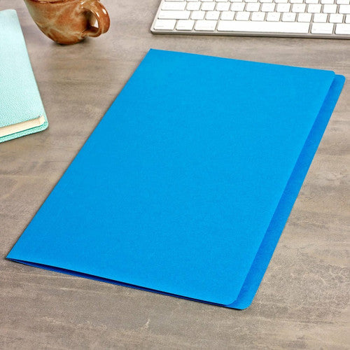 Avery Coloured Manilla Folder File Foolscap Box 100 Blue