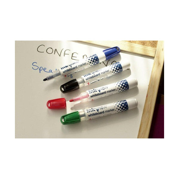 Uni Inkview Whiteboard Marker Bullet Tip 1.8mm Blue Box of 12
